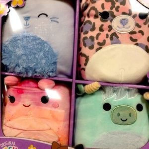 NIB Squishmallows 4 pack.  7” Bastian, Dallas, Eileen and I’ve. Too cute !